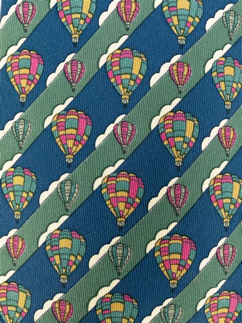 hermes hot air balloon tie